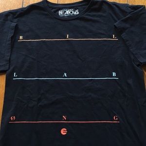 BILLABONG Black Short Sleeve T-Shirt Mens SMALL Youth 3/$20 SALE!